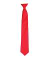 PR755 Premier 'Colours' Satin Clip Tie Strawberry Red colour image